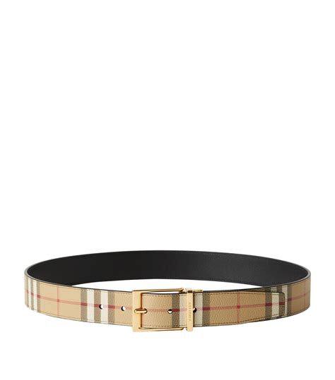 burberry belt mens reversible|burberry reversible check belt.